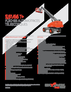 Wheeled Telescopic Boom Lifts Skyjack SJ 66 T+
