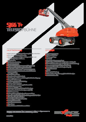 Wheeled Telescopic Boom Lifts Skyjack SJ 66 T+