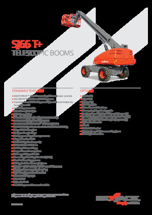 Wheeled Telescopic Boom Lifts Skyjack SJ 66 T+