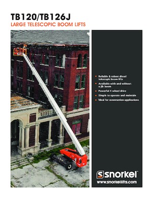 Tekerlekli Teleskopik Bomlu Vinçler Snorkel TB126J