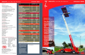 Wheeled Telescopic Boom Lifts MEC TITAN BOOM 60-S