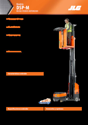 Single Vertical Mast Boom Lifts JLG DSP-M