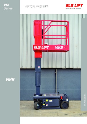 Single Vertical Mast Boom Lifts ELS Lift VM6