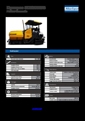 Wheeled Asphalt Pavers Dynapac SD 2500 WS
