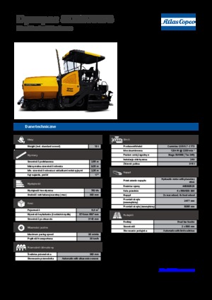 Wheeled Asphalt Pavers Dynapac SD 2500 WS