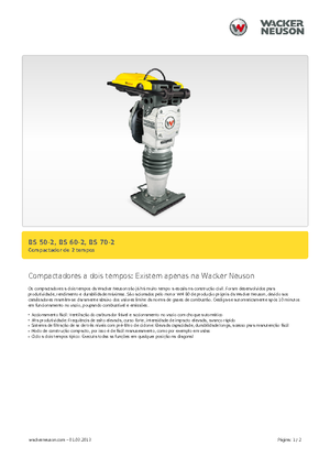 Gasoline and Diesel Rammers Wacker BS 60-2, 11