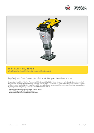 Gasoline and Diesel Rammers Wacker BS 60-2i 11