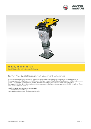 Gasoline and Diesel Rammers Wacker BS 60-2i 11
