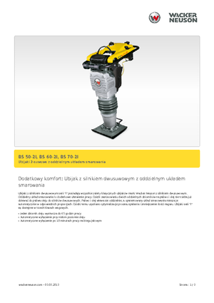 Gasoline and Diesel Rammers Wacker BS 60-2i 11
