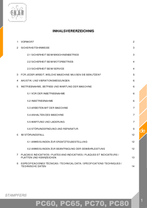 Benzinli ve Dizel Çekiçler Enar PC 65 R2T