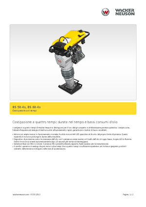 Benzinli ve Dizel Çekiçler Wacker Neuson BS 60-4 As 11