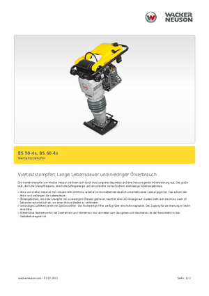 Benzinli ve Dizel Çekiçler Wacker Neuson BS 60-4 As 11