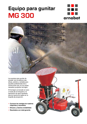 Shotcrete Machines Arnabat MG 300