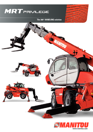 Rotating telehandlers Manitou MRT 2150 Privilege