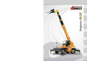 Rotating telehandlers Dieci Pegasus 40.25