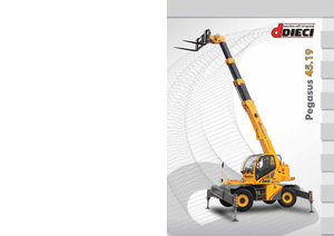 Rotating telehandlers Dieci Pegasus 45.19