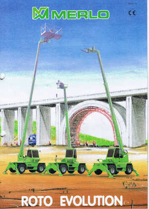 Üst yapılı teleskopik yükleyiciler Merlo Roto 50.10 EV