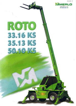 Rotating telehandlers Merlo Roto 35.13 KS