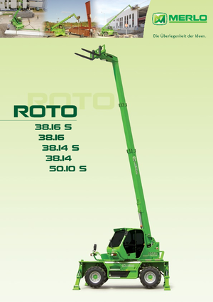 Rotating telehandlers Merlo Roto 38.14