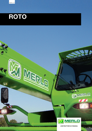Rotating telehandlers Merlo Roto 40.25 MCSS