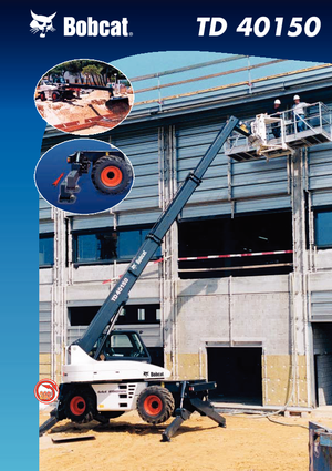 Rotating telehandlers Bobcat TD 40150