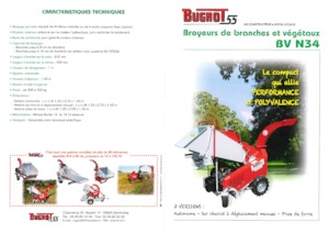 Wood Chippers Bugnot BV-N 34 18AH