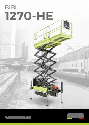 Crawler scissor lifts Almac Bibi 1270-HE 