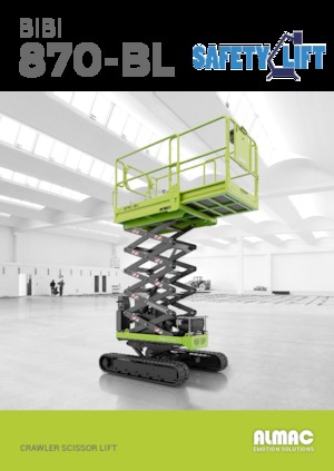Crawler scissor lifts Almac Bibi 870-BL