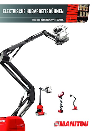 Wheeled scissor lifts Manitou 100 SEC