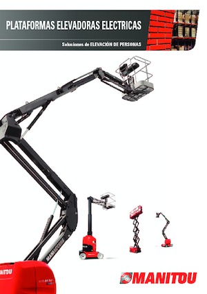 Wheeled scissor lifts Manitou 100 SEC