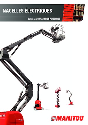 Wheeled scissor lifts Manitou 100 SEC