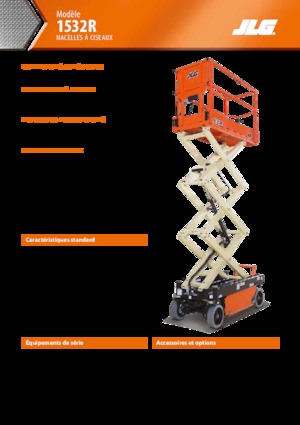 Wheeled scissor lifts JLG 1532R