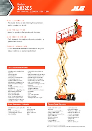 Wheeled scissor lifts JLG 2032ES