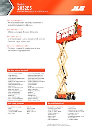 Tekerlekli makas asansörleri JLG 2032ES