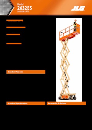 Wheeled scissor lifts JLG 2632ES