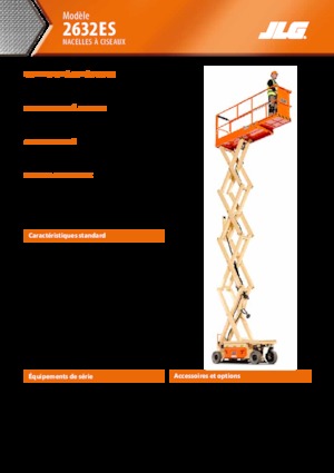 Wheeled scissor lifts JLG 2632ES