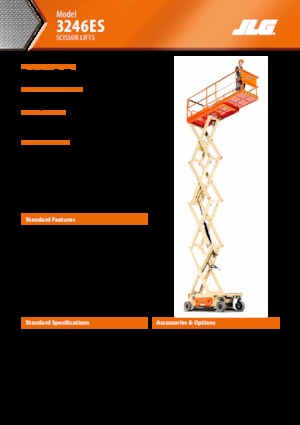Wheeled scissor lifts JLG 3246ES