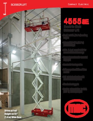 Wheeled scissor lifts MEC 4555SE