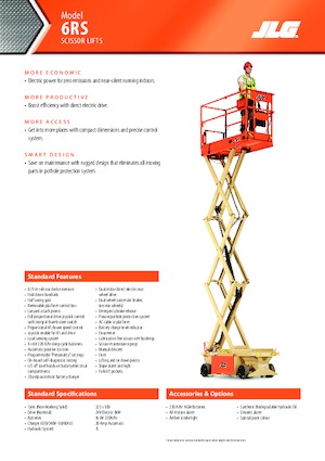 Wheeled scissor lifts JLG 6RS