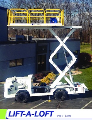 Tekerlekli makas asansörleri Lift-A-Loft APX16