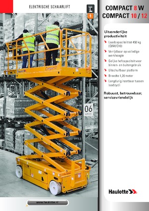 Wheeled scissor lifts Haulotte Compact 12