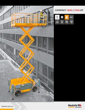 Wheeled scissor lifts Haulotte COMPACT 2668 RT