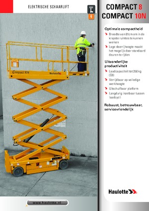 Tekerlekli makas asansörleri Haulotte Compact 10N