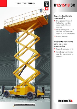 Wheeled scissor lifts Haulotte H15 SX