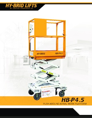 Wheeled scissor lifts Custom Equipment HB-P4.5