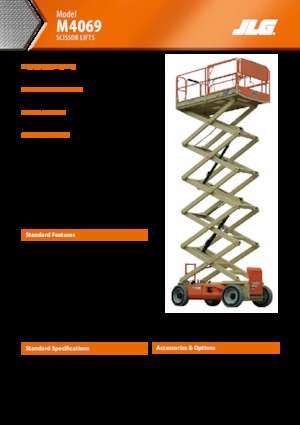 Wheeled scissor lifts JLG M4069LE