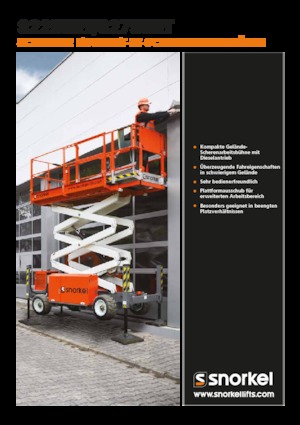 Wheeled scissor lifts Snorkel S2755RT