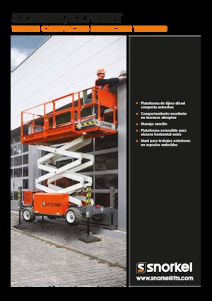 Wheeled scissor lifts Snorkel S2755RT