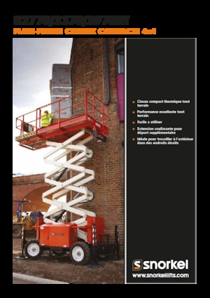 Tekerlekli makas asansörleri Snorkel S2770RT
