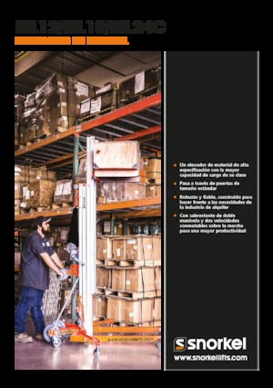 Wheeled scissor lifts Snorkel S3008P